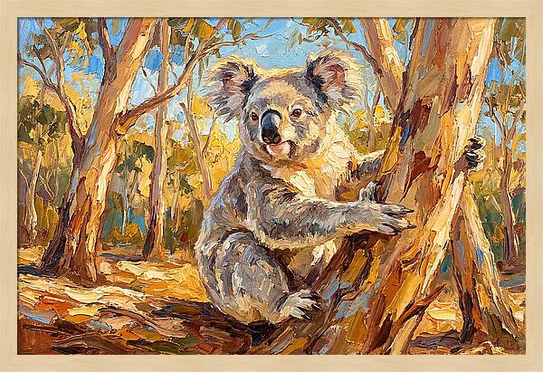 Koala In The Trees