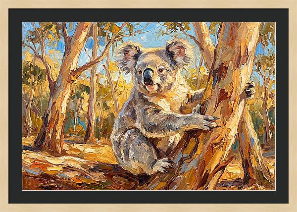 Koala In The Trees
