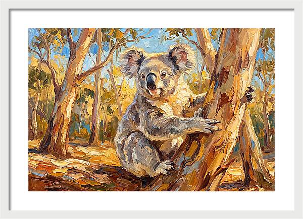 Koala In The Trees