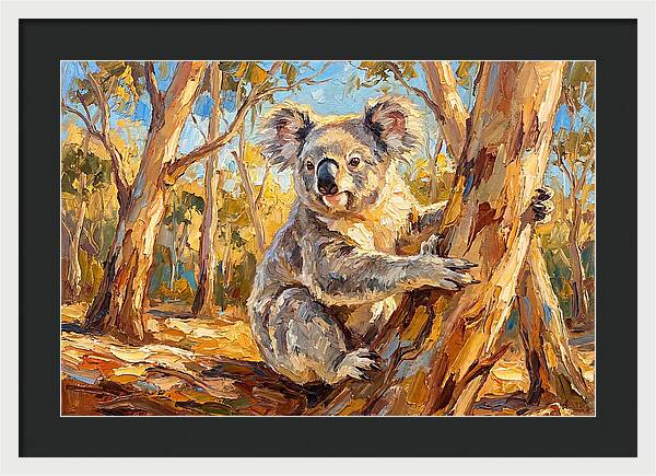 Koala In The Trees