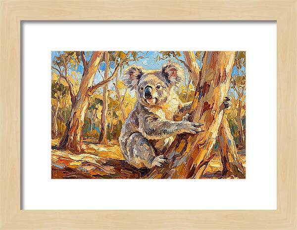 Koala In The Trees