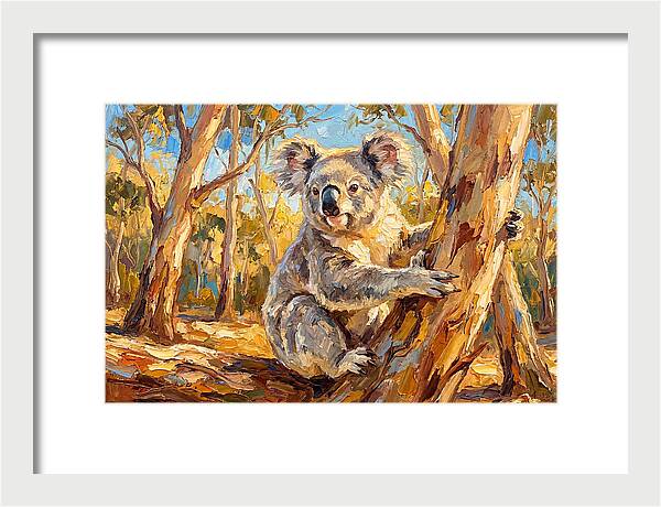 Koala In The Trees