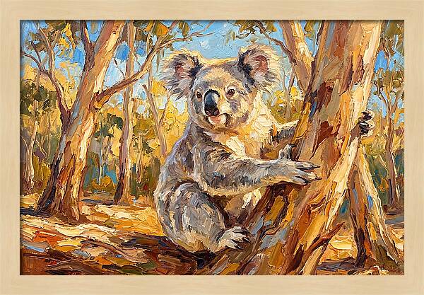 Koala In The Trees