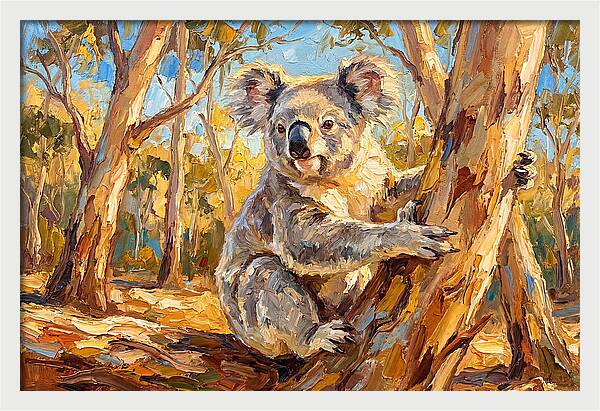 Koala In The Trees