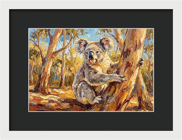 Koala In The Trees