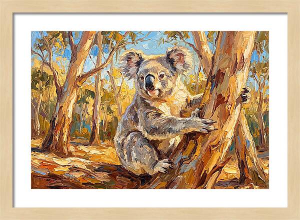 Koala In The Trees