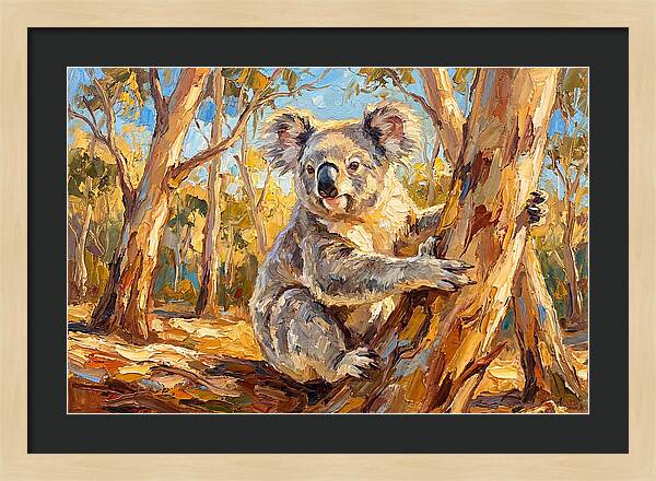 Koala In The Trees