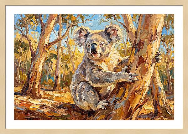 Koala In The Trees