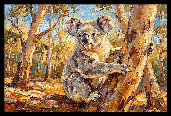 Koala In The Trees