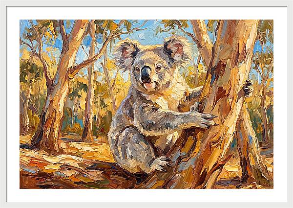 Koala In The Trees