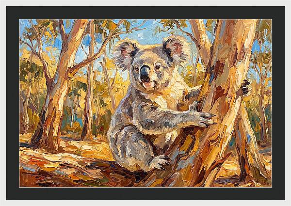 Koala In The Trees