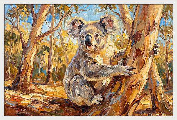 Koala In The Trees