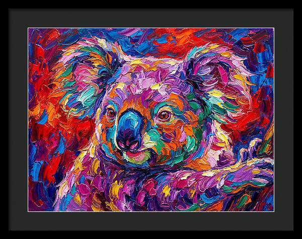 Koala In Vibrant Colors