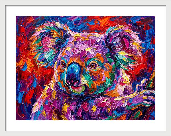 Koala In Vibrant Colors