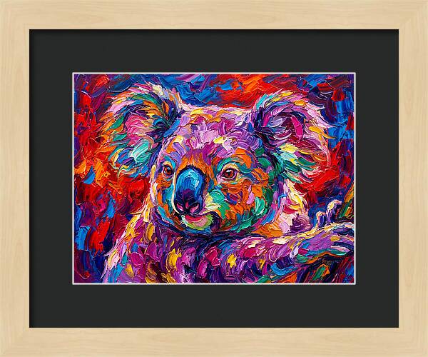Koala In Vibrant Colors