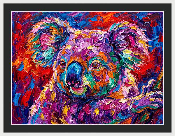 Koala In Vibrant Colors