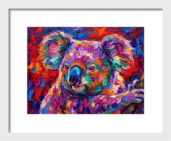 Koala In Vibrant Colors