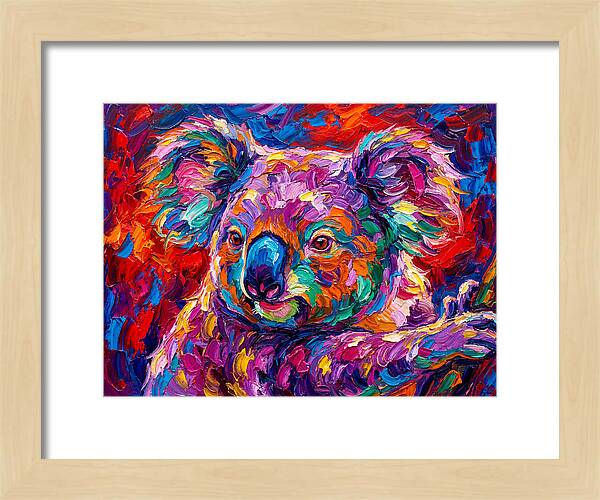 Koala In Vibrant Colors
