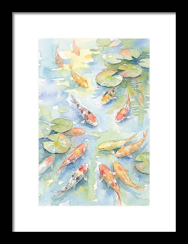 Koi Gliding Through Tranquility