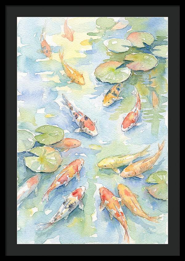 Koi Gliding Through Tranquility