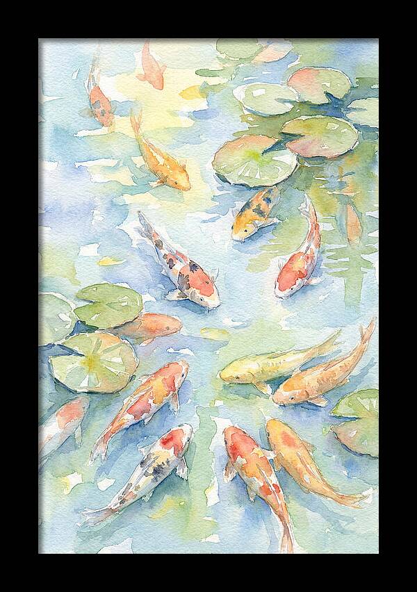 Koi Gliding Through Tranquility