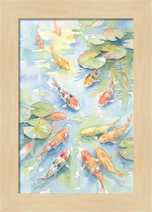 Koi Gliding Through Tranquility