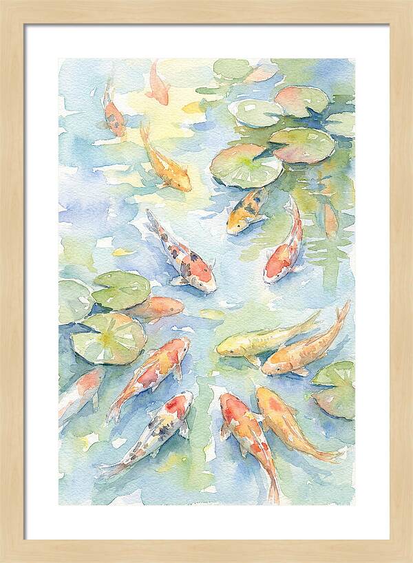 Koi Gliding Through Tranquility