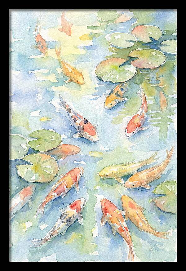 Koi Gliding Through Tranquility