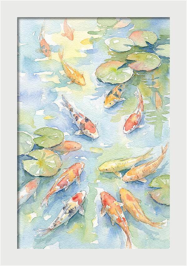 Koi Gliding Through Tranquility