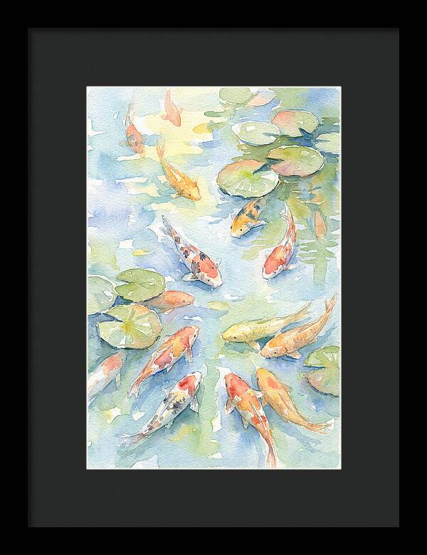 Koi Gliding Through Tranquility