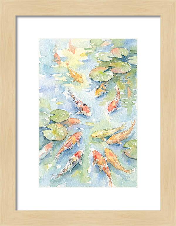 Koi Gliding Through Tranquility