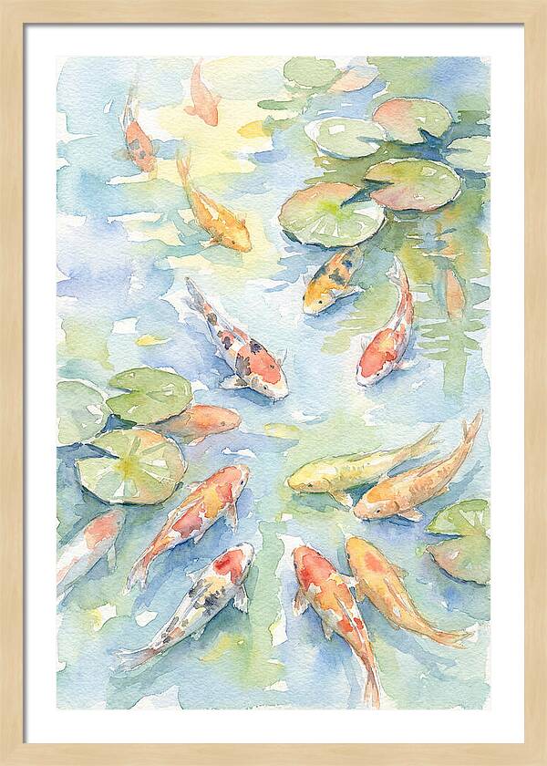 Koi Gliding Through Tranquility