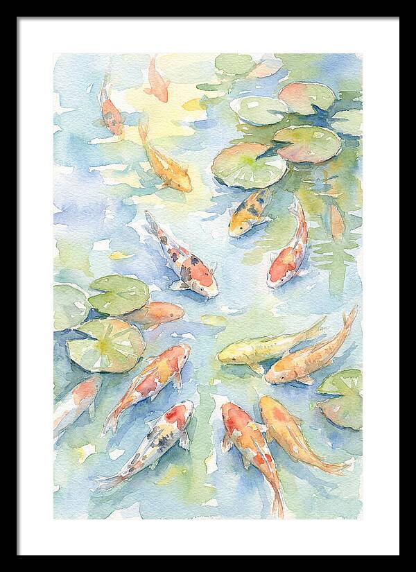 Koi Gliding Through Tranquility
