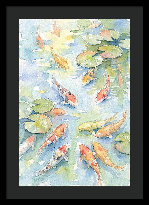 Koi Gliding Through Tranquility