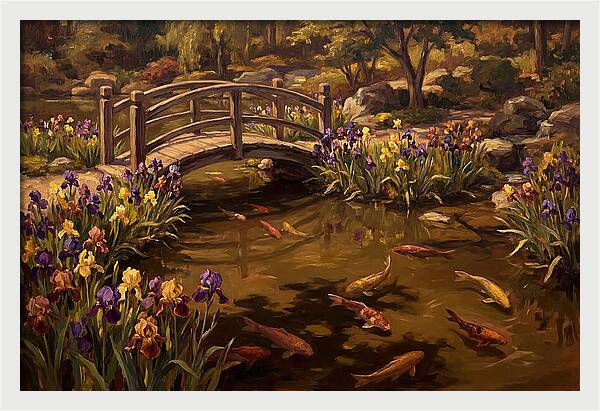 Koi Pond Serenity