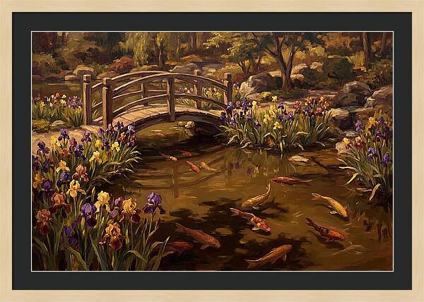 Koi Pond Serenity