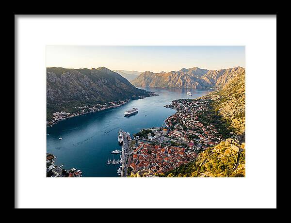 Kotor Bay Aerial View