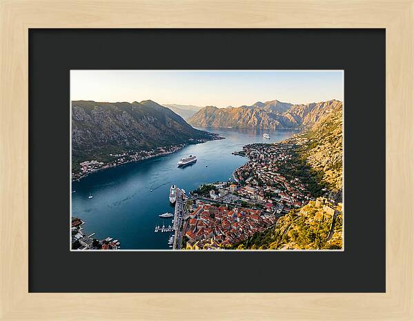 Kotor Bay Aerial View