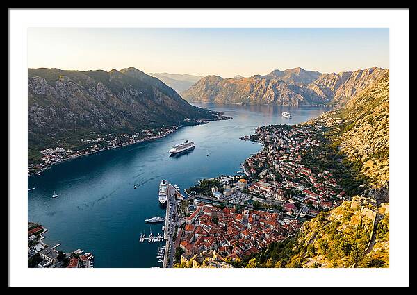 Kotor Bay Aerial View