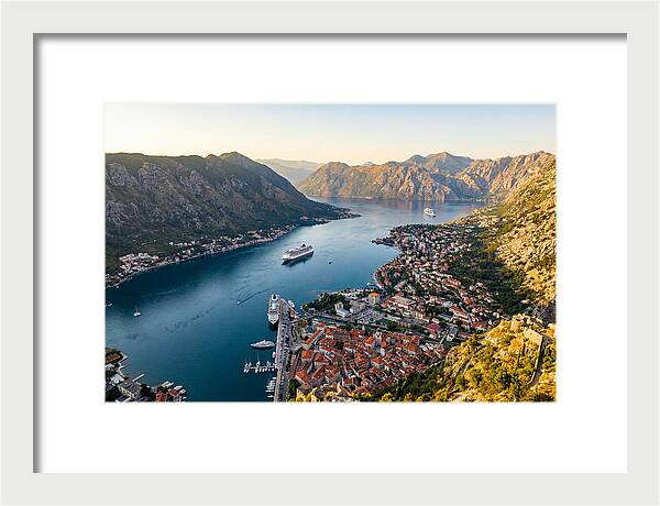 Kotor Bay Aerial View