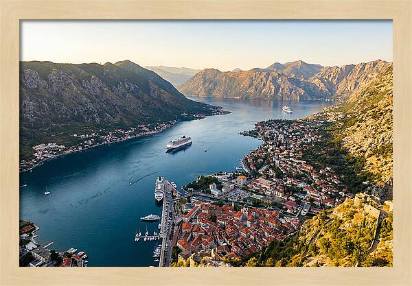Kotor Bay Aerial View