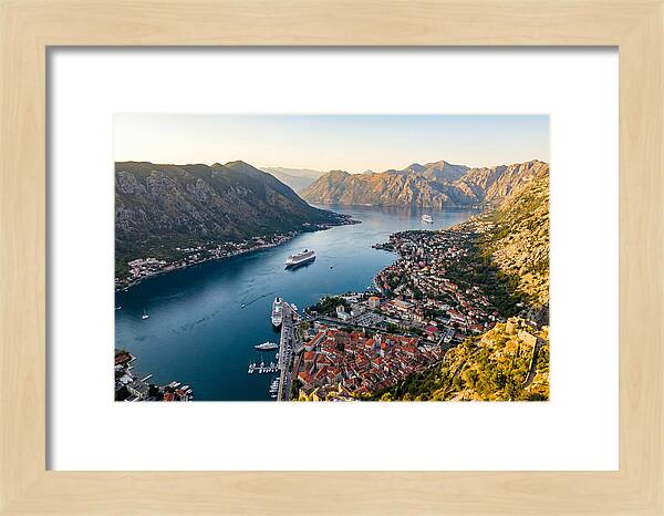 Kotor Bay Aerial View