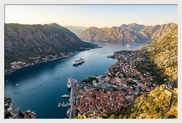 Kotor Bay Aerial View