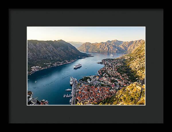 Kotor Bay Aerial View