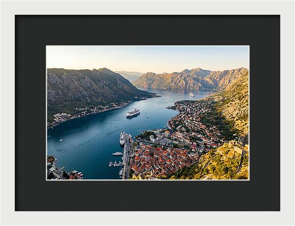 Kotor Bay Aerial View