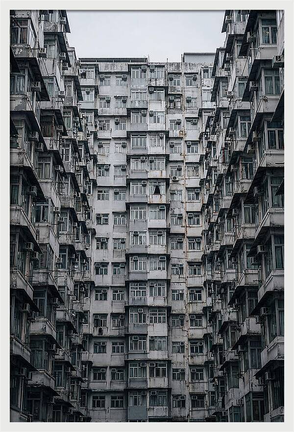 Kowloon Density In Monochrome