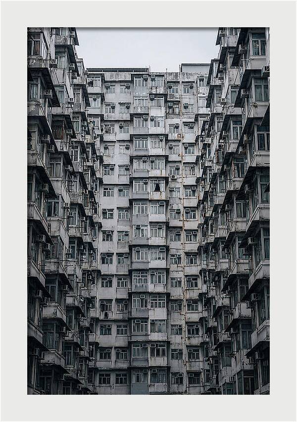 Kowloon Density In Monochrome