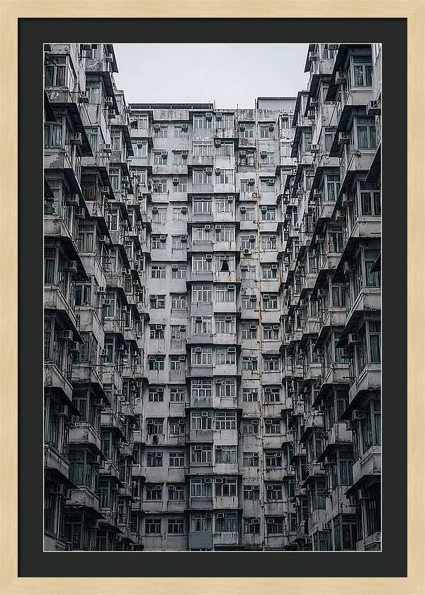 Kowloon Density In Monochrome