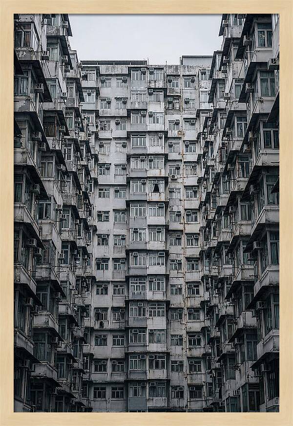 Kowloon Density In Monochrome