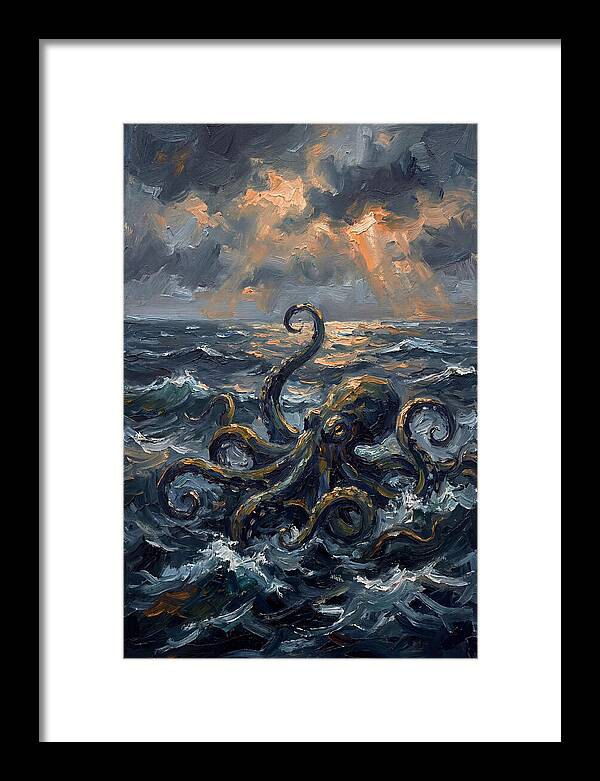 Kraken Emerging From The Depths